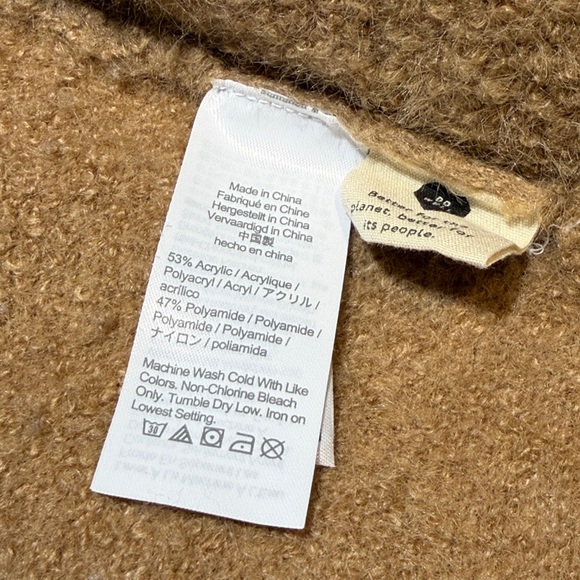 Madewell Gallatin Shawl-Collar Cardigan Sweater in Tan Size XS - Picture 9 of 9